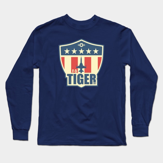 F-5 Tiger 2 Patch Long Sleeve T-Shirt by TCP